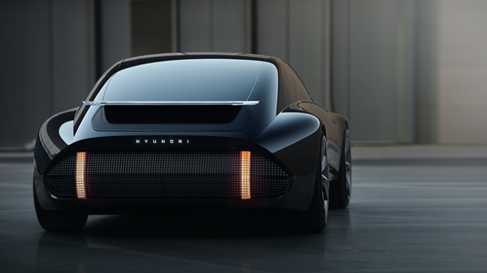 Concept model of Hyundai's second all-electric model IONIQ 6