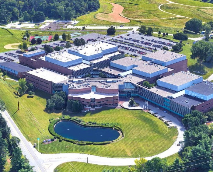Aerial　view　of　Discovery　Labs,　which　houses　The　Center　for　Breakthrough　Medicines　(CBM)