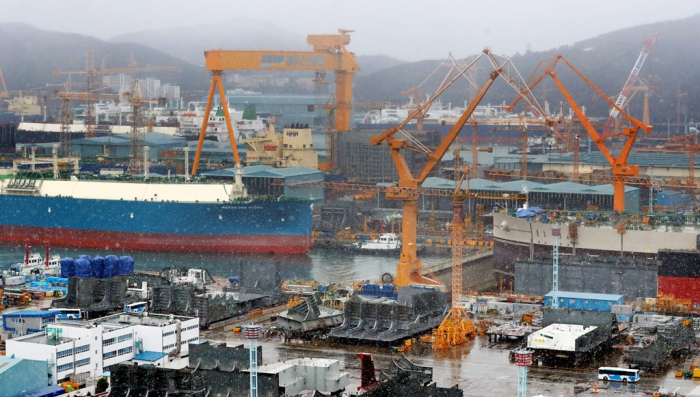 Daewoo　Shipbuilding　&　Marine　Engineering's　shipyard