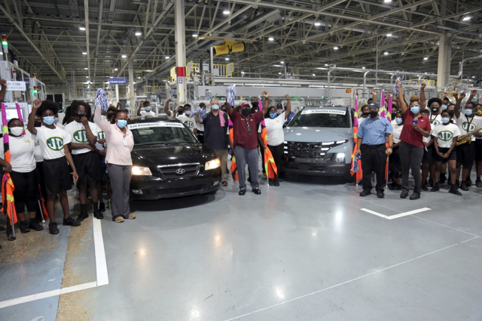 Hyundai　celebrates　5　million　vehicles　produced　at　its　Alabama　manufacturing　plant