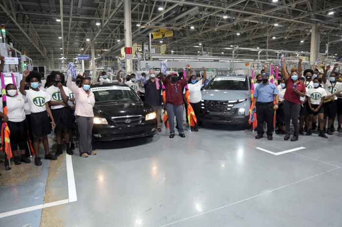 Hyundai celebrates 5 million vehicles produced at its Alabama manufacturing plant