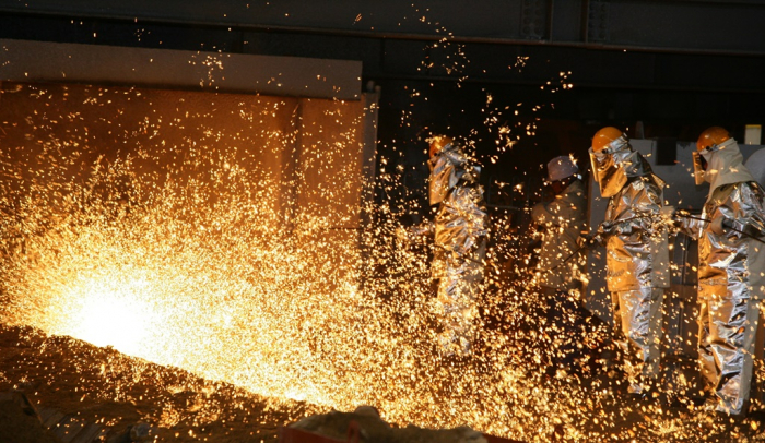 POSCO's　Pohang　steelworks　in　South　Korea