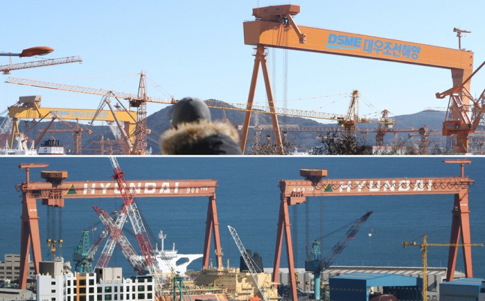 The　EU　has　blocked　the　mega-merger　of　Hyundai　Heavy　and　Daewoo　Shipbuilding,　citing　monopoly　concerns.