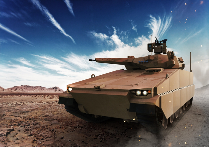 Hanwha Defense's AS21 Redback armored vehicle