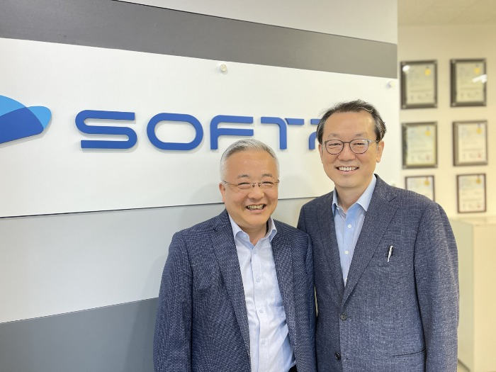 Soft　PV　CEO　Ahn　Hyeon-woo　and　CTO　Lee　Sung-gyu