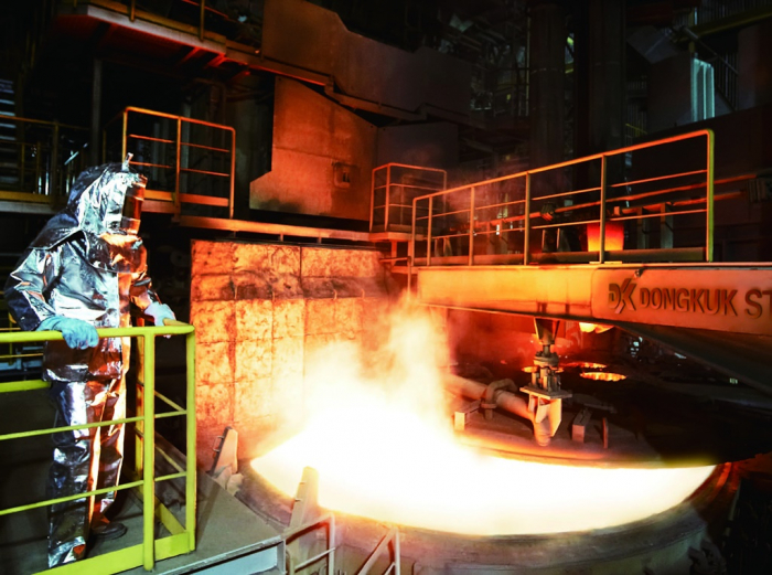 Dongkuk　Steel　Mill’s　molten　iron　production