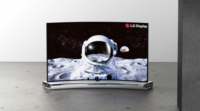 LG　Display's　42-inch　bendable　OELD　TV　panel