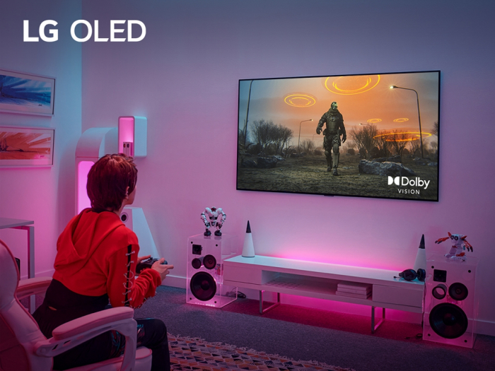 LG's　OLED　TV　supporting　Dolby　Vision　Gaming　solution