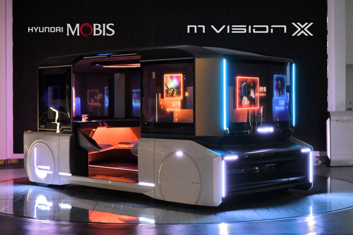 Hyundai Mobis' autonomous M.VISION X concept car