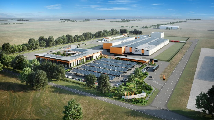 An　image　of　how　new　Hanwha　Defense　facility　in　Geelong,　Australia　will　look　like.　Source:　Hanwha　Defense　Co.