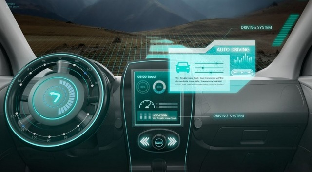 A vehicle equipped with LG Electronics’ telematics system