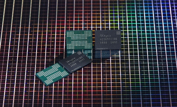 4D　NAND　flash　developed　by　SK　Hynix.　Source:　SK　Hynix