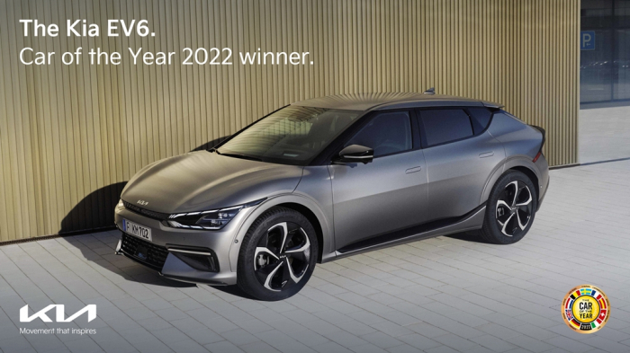 The　Kia　EV6　named　2022　European　Car　of　the　Year