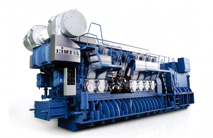 HiMSEN　engine　developed　by　Hyundai　Heavy　Industries　(Courtesy　of　Hyundai　Heavy)