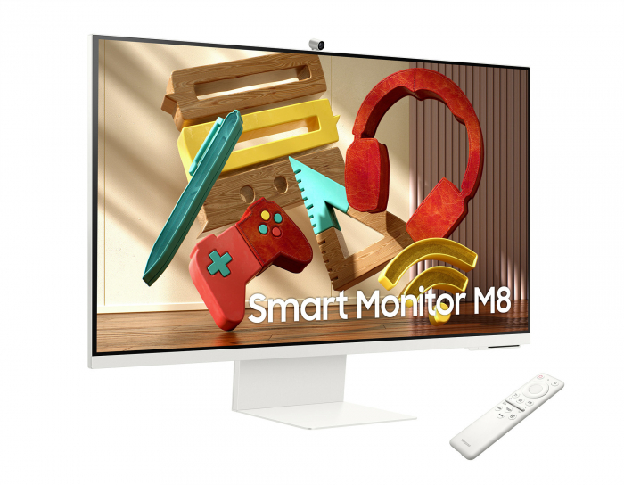 Each　Smart　Monitor　M8　comes　with　a　remote　control
