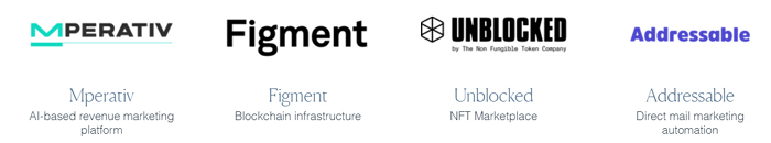 Four　companies　that　received　funding　from　GFT　Ventures