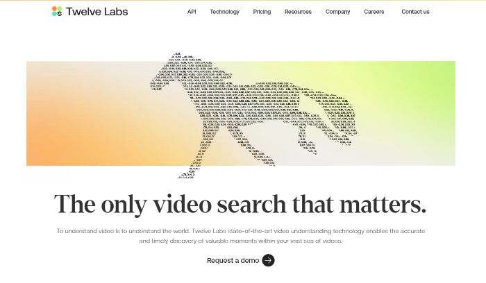 Twelve　Labs　website