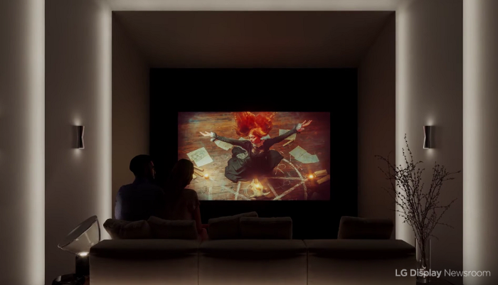 LG　Display's　OLED　TV　(Courtesy　of　LG　Display　Newsroom)