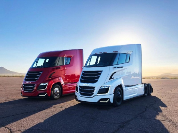 Nikola's　fuel　cell　EV