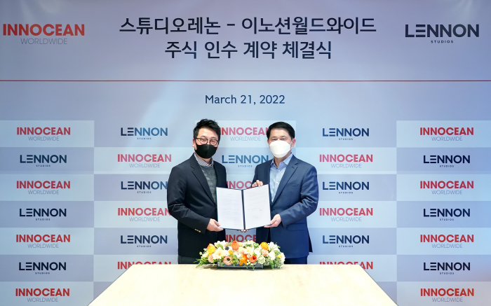 Innocean Worldwide's signs a share purchase agreement with Studio Lennon on March 21
