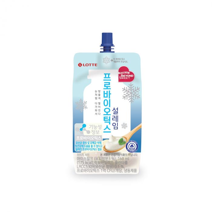 Seolleum is Lotte's ice cream in a pouch