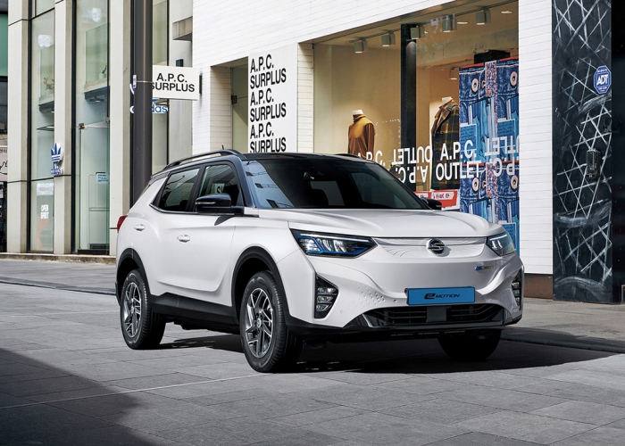 Ssangyong's　first　fully-electric　crossover,　the　Korando　e-Motion
