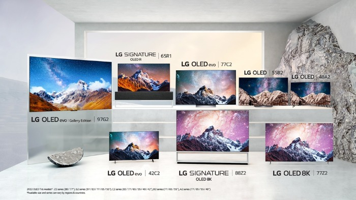 LG's 2022 OLED TV lineup