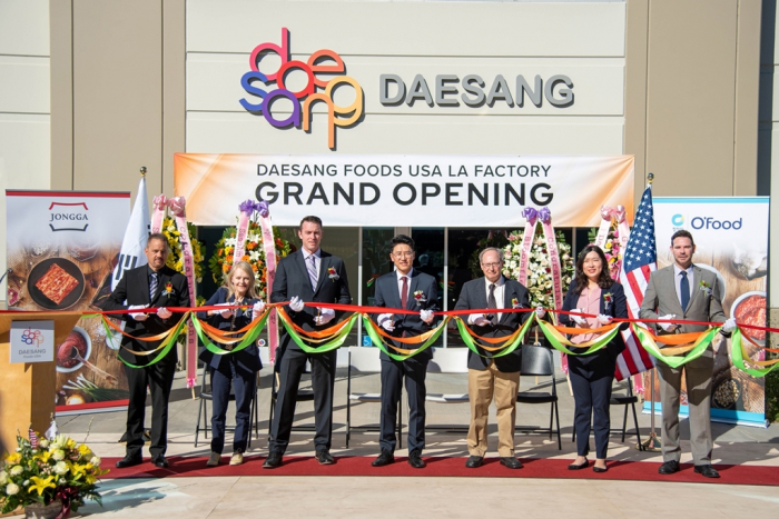 Daesang,　known　for　its　Jongga　kimchi　brand,　completes　construction　of　its　first　US　plant,　in　Los　Angeles
