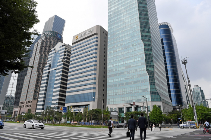 Yeouido, the financial district of Seoul