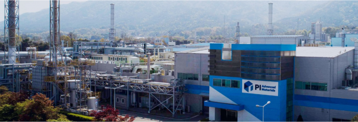 PI Advanced Materials' plant in South Korea
