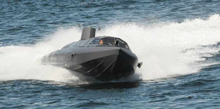 Vogo’s hybrid submersible/surface vessel (Courtesy of Vogo)