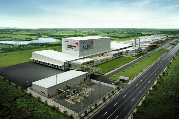 Kumho　Tire's　factory　in　Vietnam