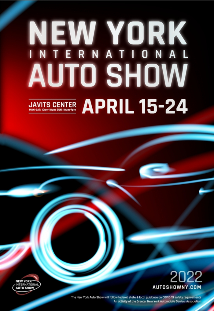 2022 New York Auto Show publicity poster