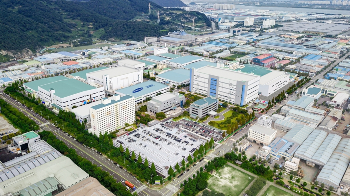 A　Samsung　Electro-Mechanics　plant　in　Busan