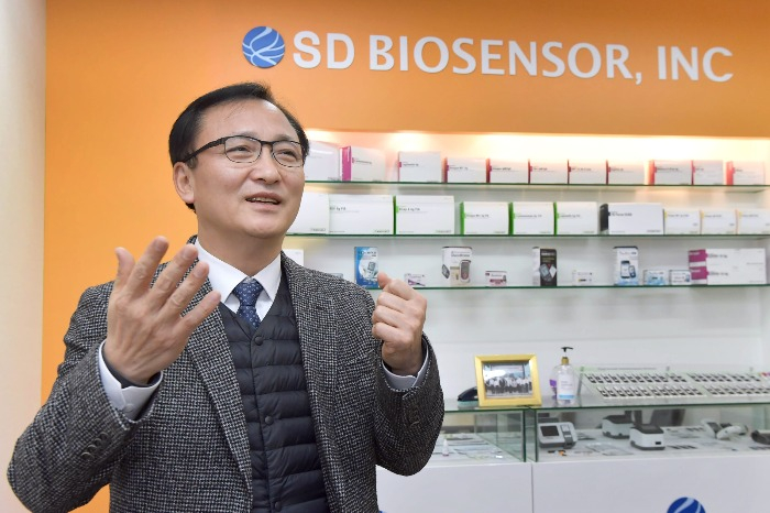 SD　Biosensor　CEO　Lee　Hyo-geun　(Courtesy　of　Young-Woo　Kim)