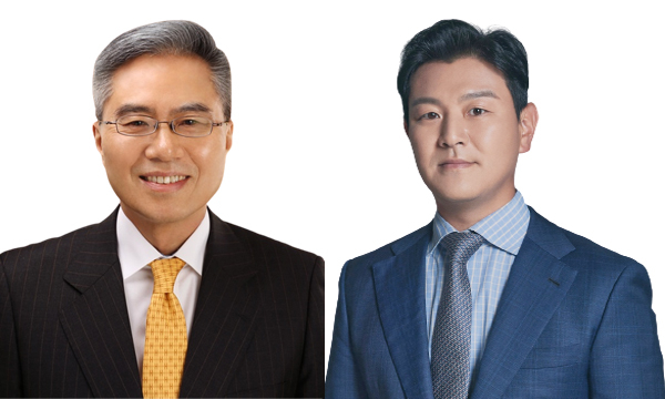 Ha　Yung-Ku　(left)　was　named　chairman　of　Blackstone's　Korean　office　and　Chris　Kim　(right)　was　tapped　as　real　estate　head　of　Blackstone　Korea 
