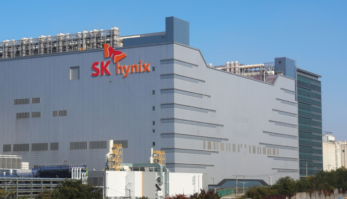SK　Hynix's　DRAM　plant　in　Icheon