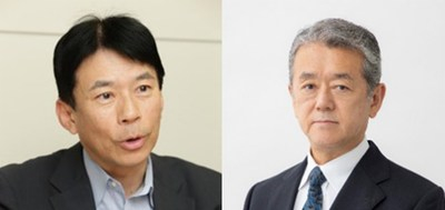 Yukihiro Hattori (left) and Ryoichi Adachi become president and vice president, respectively, of Hyundai Mobis Japan