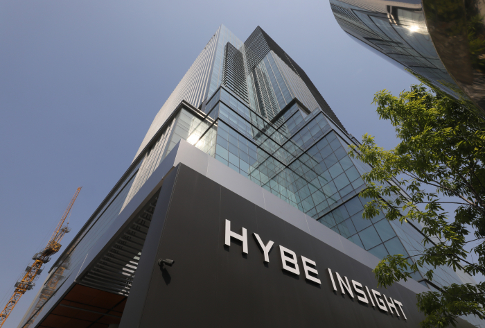 HYBE headquarters in Yongsan-gu, Seoul