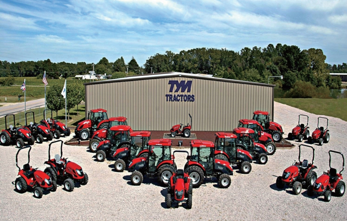 TYM　tractors　in　the　US　(Courtesy　of　TYM)