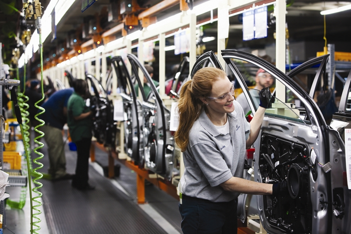 Hyundai　Motor's　production　line　in　Alabama　(Courtesy　of　Hyundai　Motor)