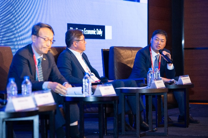 Jeon　Kyung-cheol,　alternative　investment　division　head　at　Hyundai　Marine　&　Fire　Insurance,　speaks　at　ASK　2022