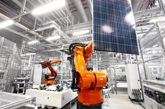 Hanwha Solutions’ solar module factory (Courtesy of Hanwha)