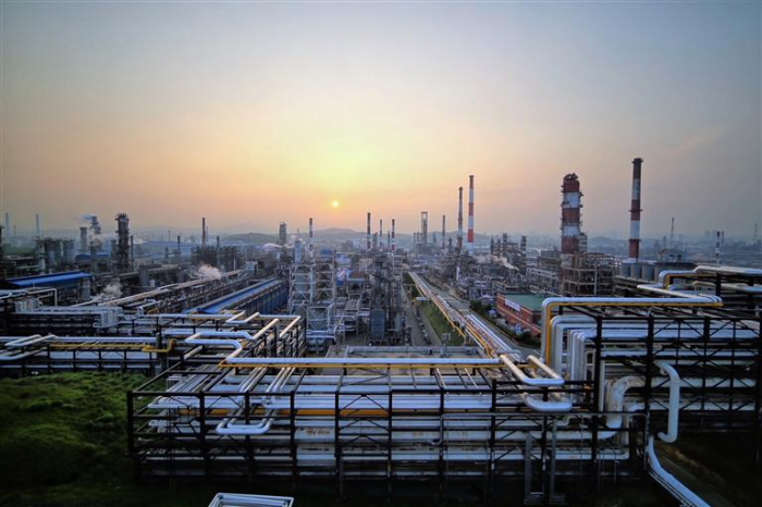 SK　Group's　refining　complex　in　Ulsan,　South　Korea