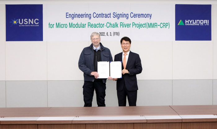 Hyundai Engineering and USNC sign an MMR design deal