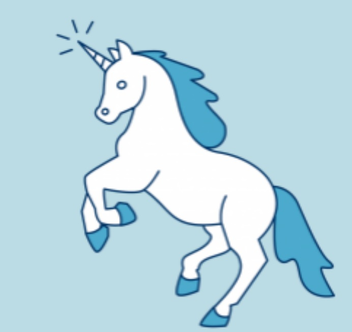 A　unicorn　refers　to　a　privately　held　startup　company　with　a　value　of　over　/>　billion. 