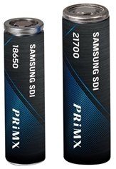 Samsung　SDI's　battery　brand　PRiMX