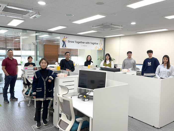 TagHive team in Seoul, South Korea