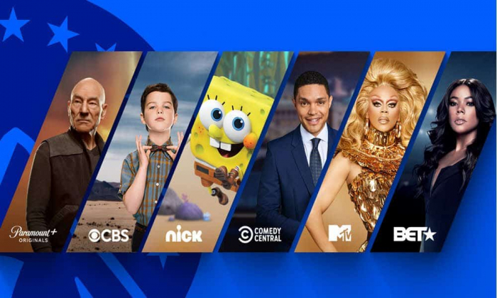 Streaming content by Paramount Plus