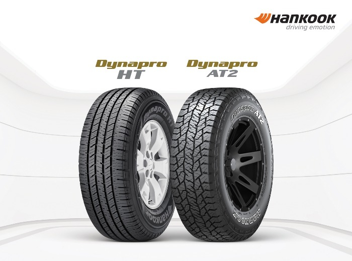 Dynapro　HT　and　Dynapro　AT2　are　products　made　by　Hankook　Tire